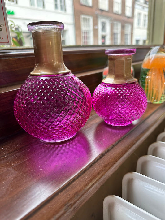 Siervaasjes - roze, goud S