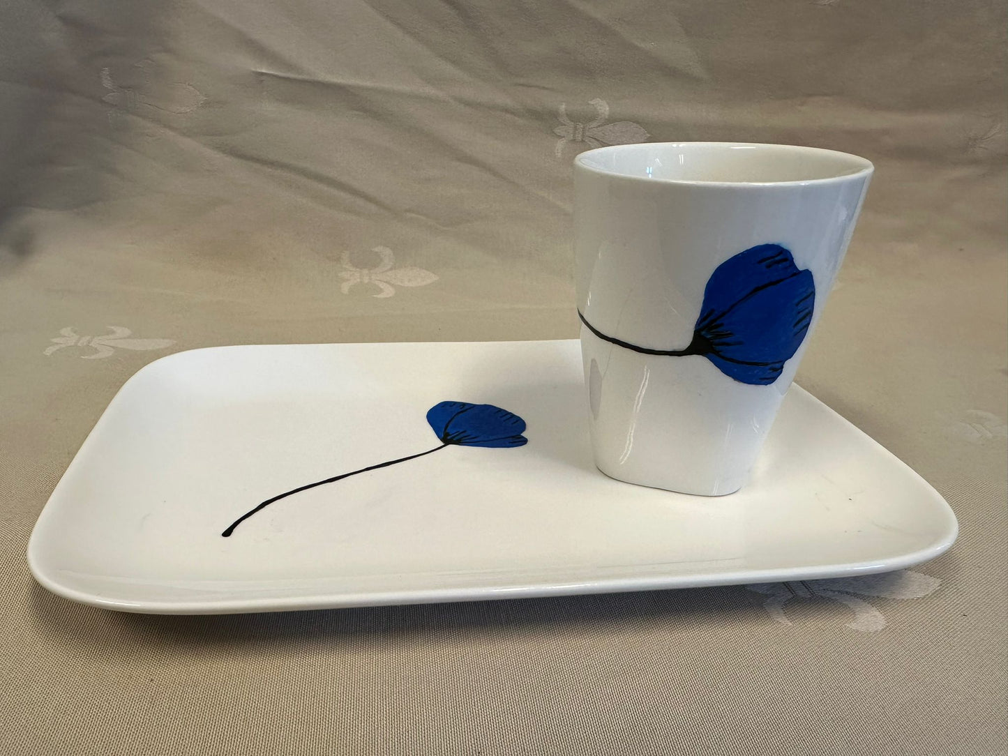 Workshop porselein schilderen + hapje en drankje
