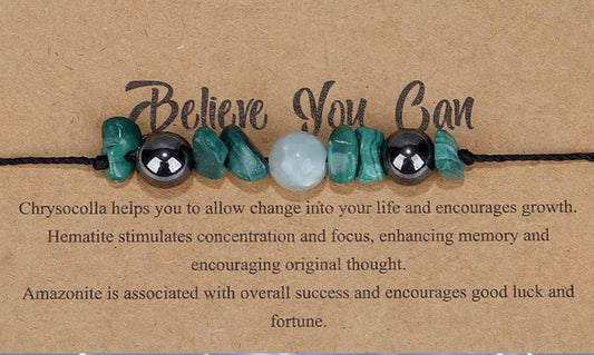 Edelsteen armbandjes - Met boodschap