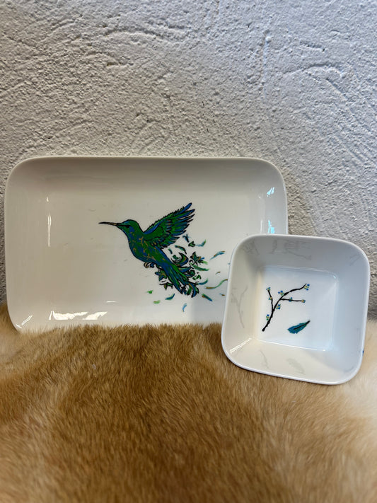 Workshop porselein schilderen + hapje en drankje