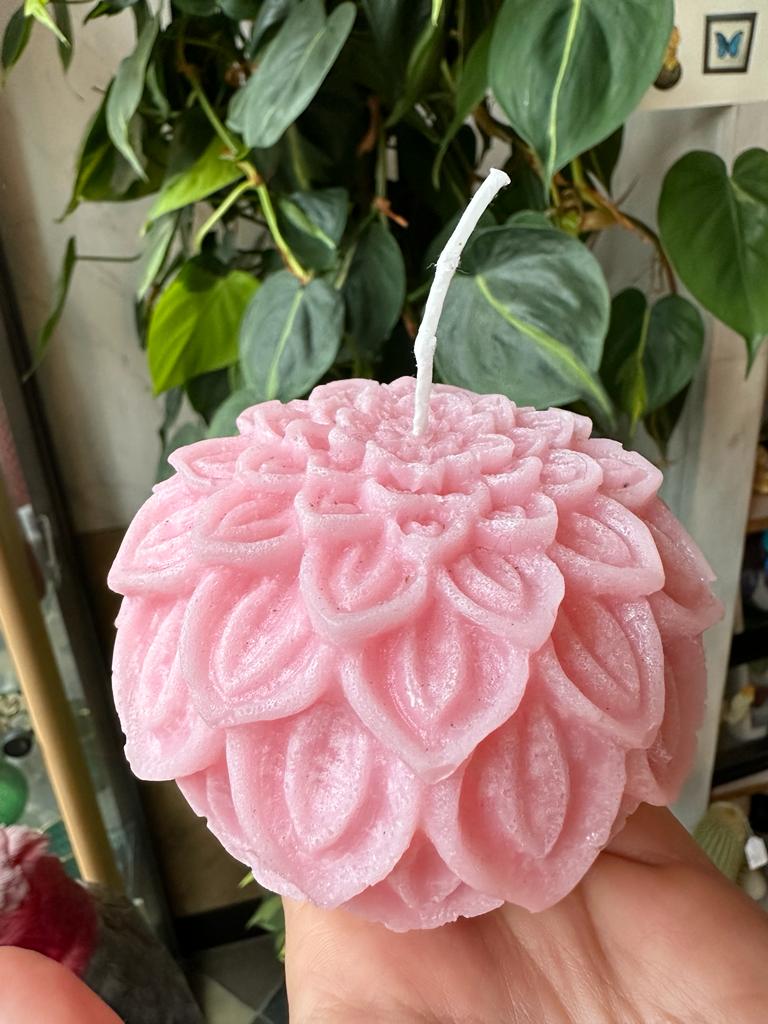 Bloem bol - kaars