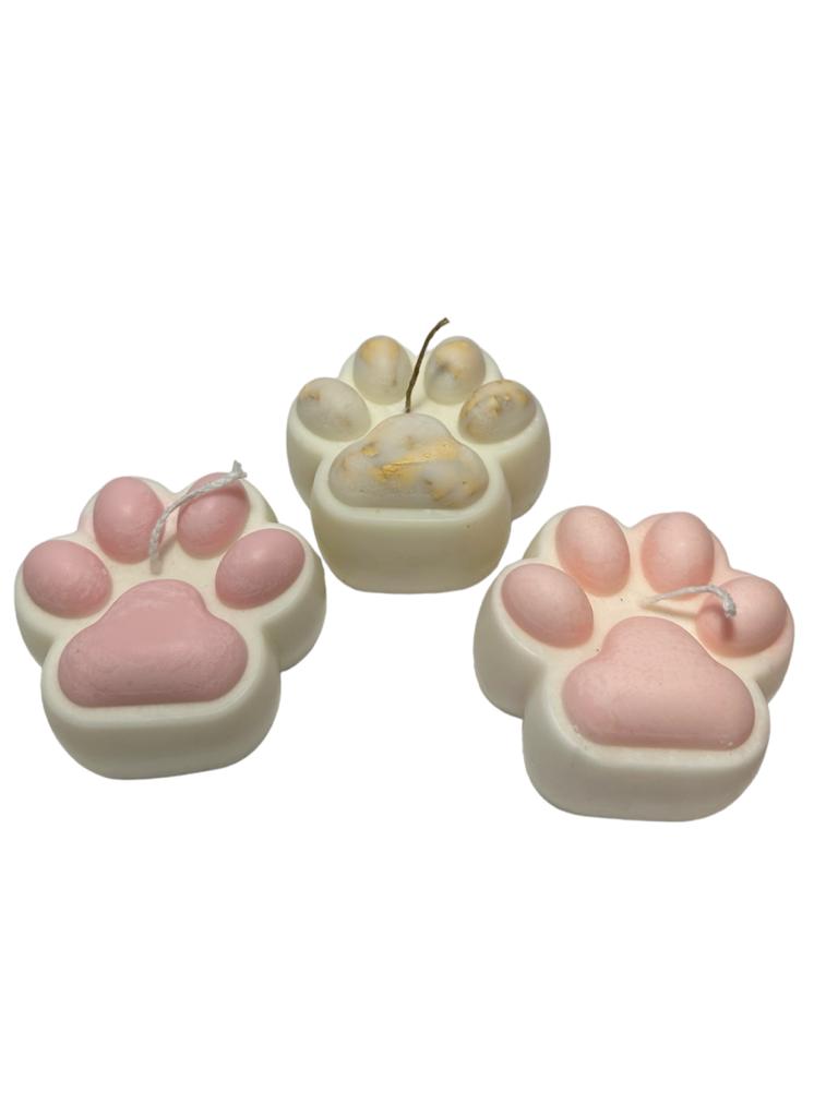 Honden poot - kaars