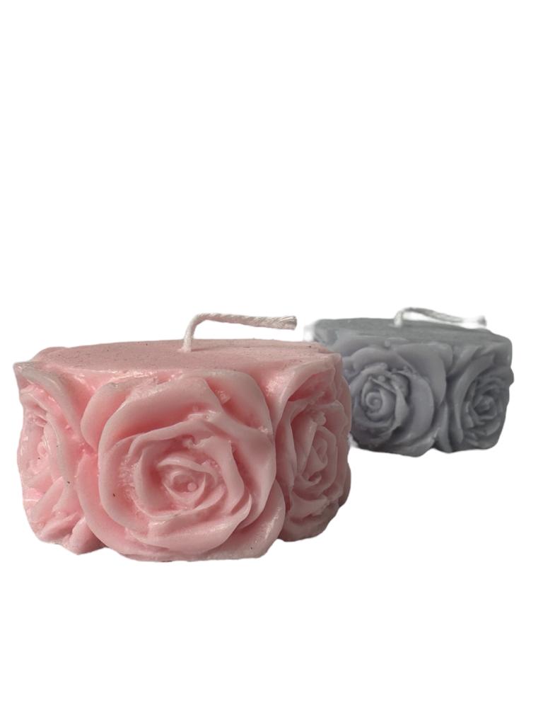 Rozen rond - kaars