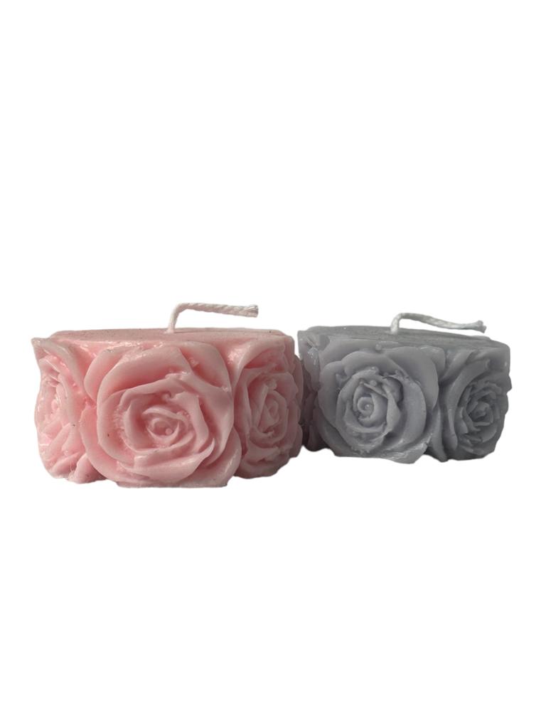 Rozen rond - kaars