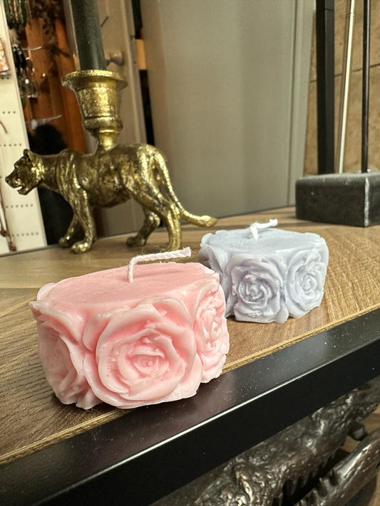 Rozen rond - kaars