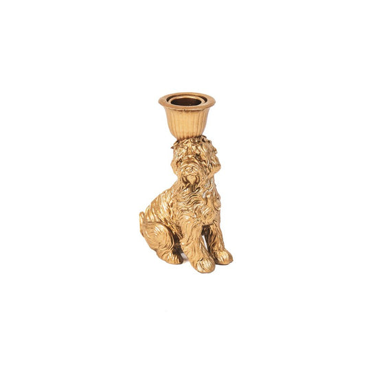 Labradoodle Kandelaar- Goud