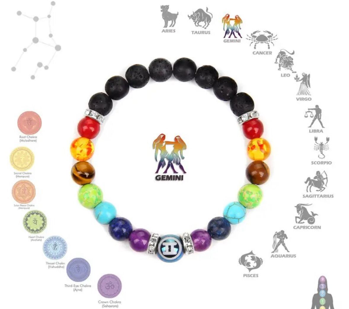 Sterren beeld armbanden - Gekleurd