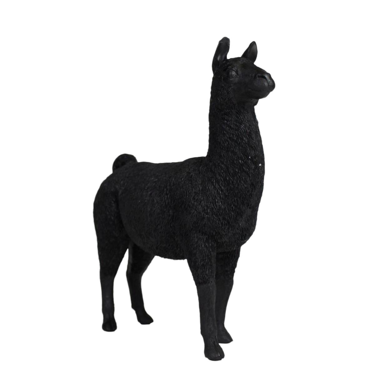 Alpaca beeld - Zwart
