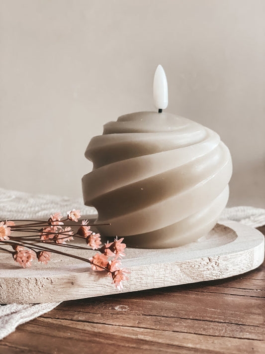 Design kaars rond