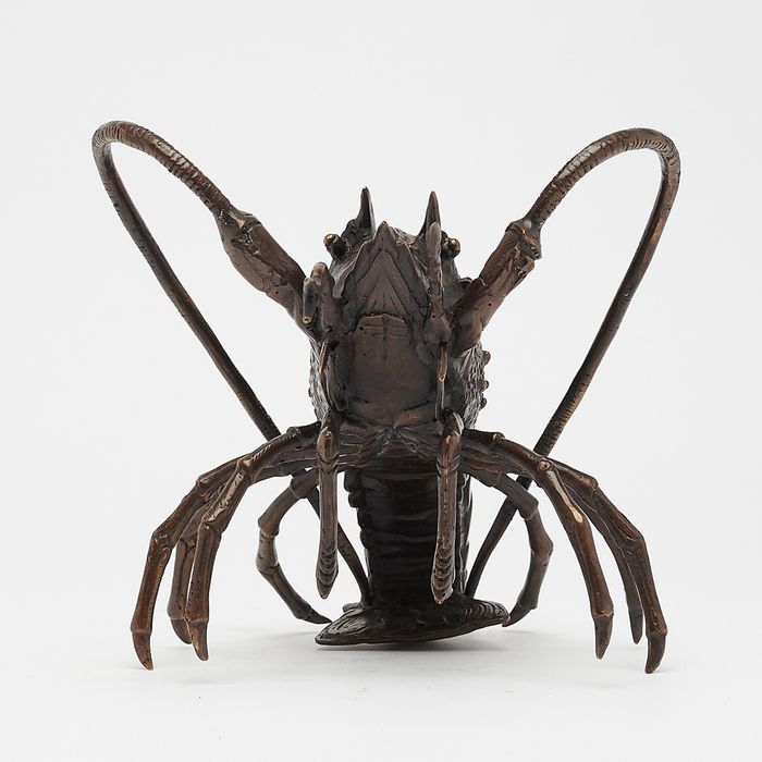Grote bronzen rivierkreeft