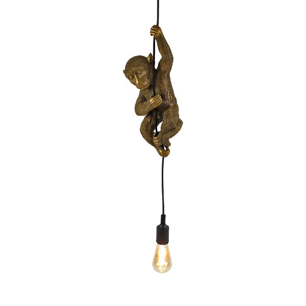 Aap lamp hangend zwart