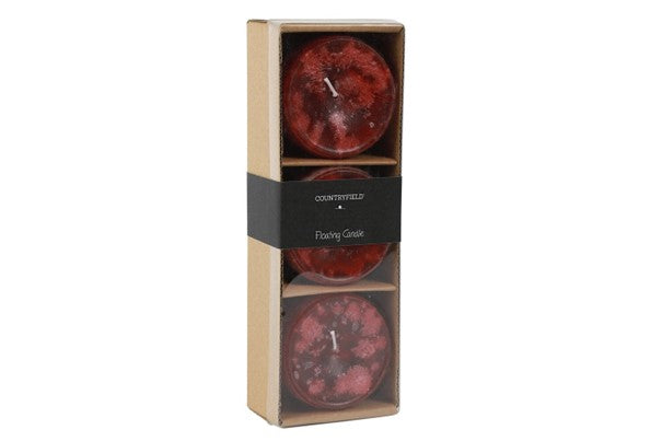 Countryfield Drijfkaars - Rood