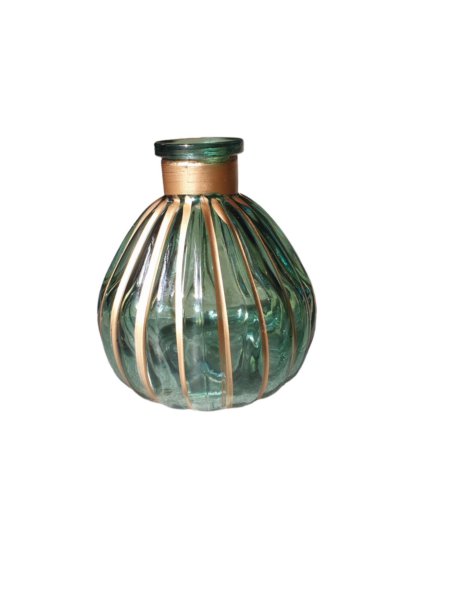 Vaas groen, goud bol S