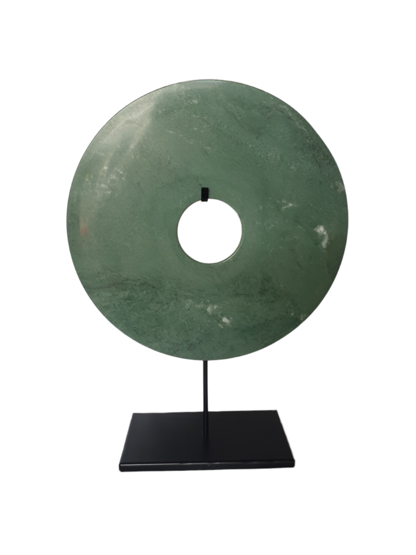 Bi-schijf in groen marmer