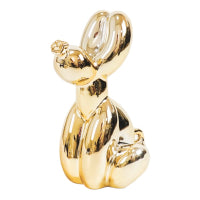 Ballon hondje goud - zittend