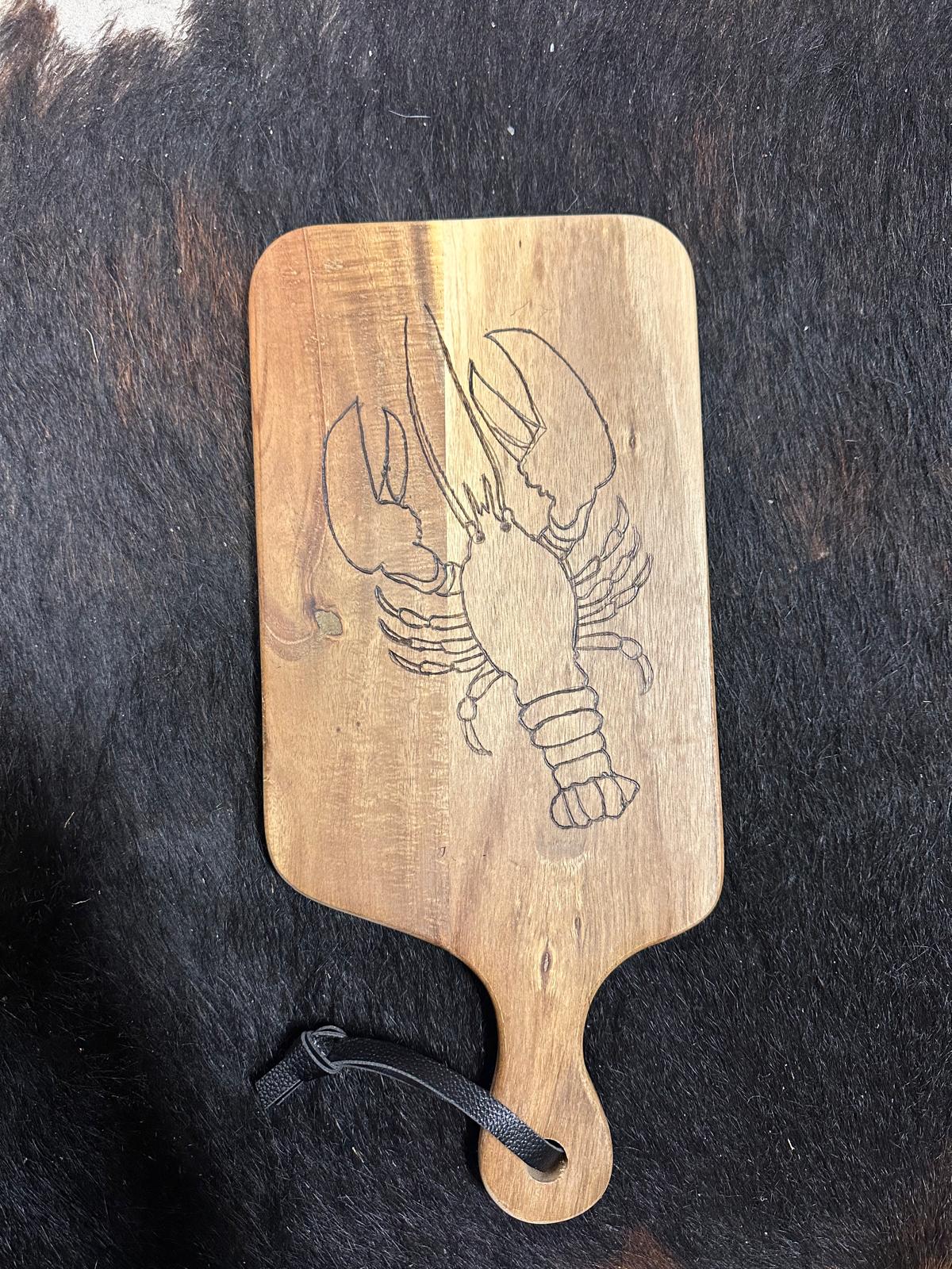 Graveer je eigen borrelplank / snijplank