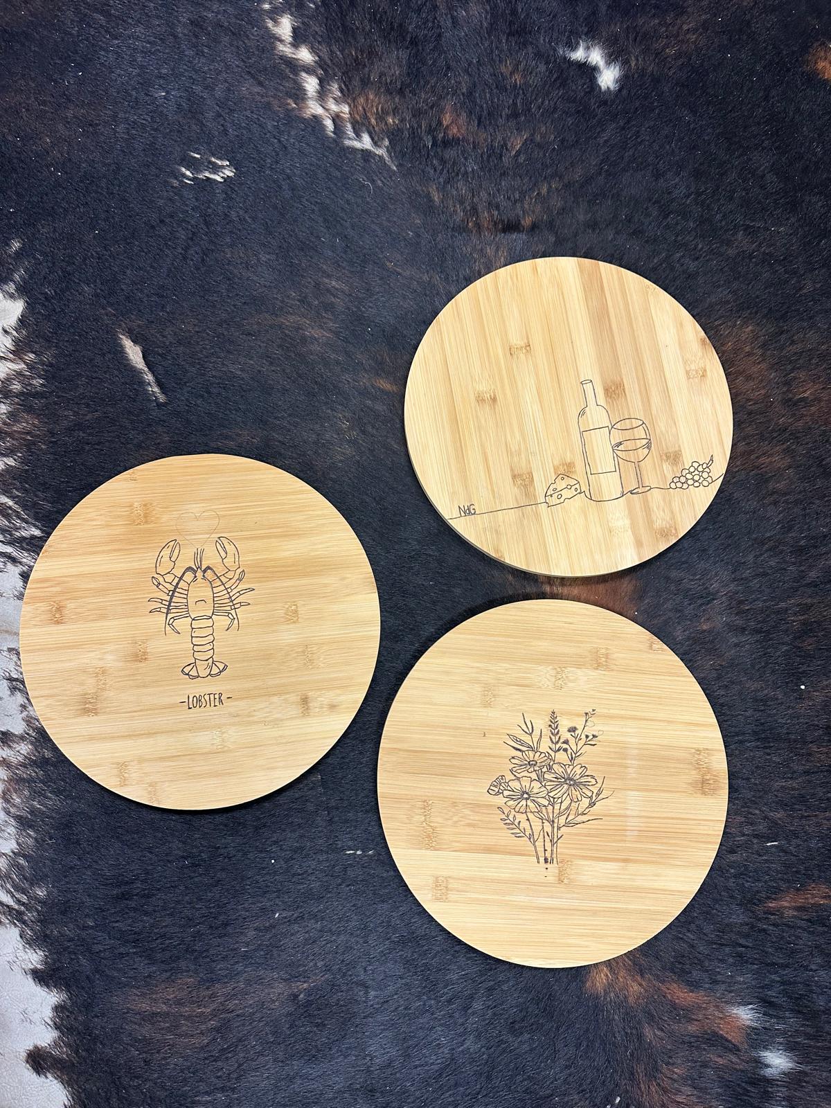 Graveer je eigen borrelplank / snijplank