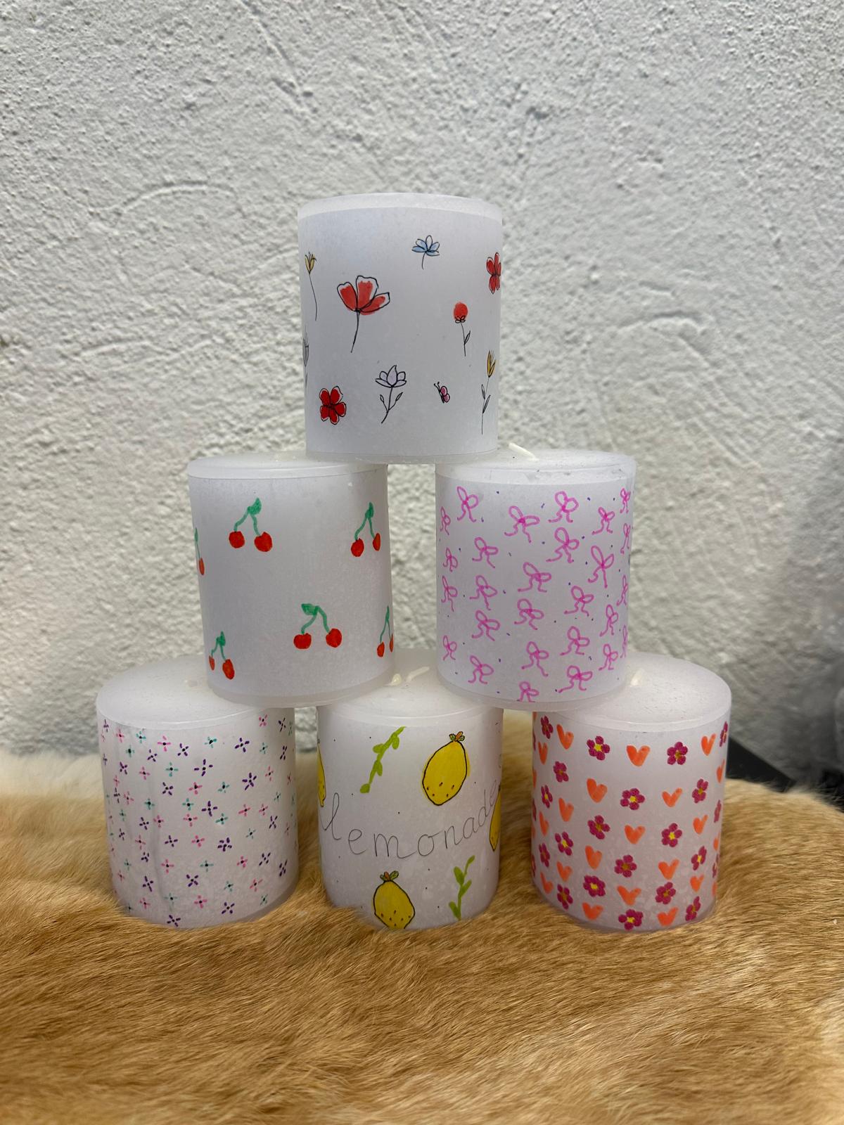 Workshop kaarsen maken (1 uur) + high tea of borrelplank hapjes