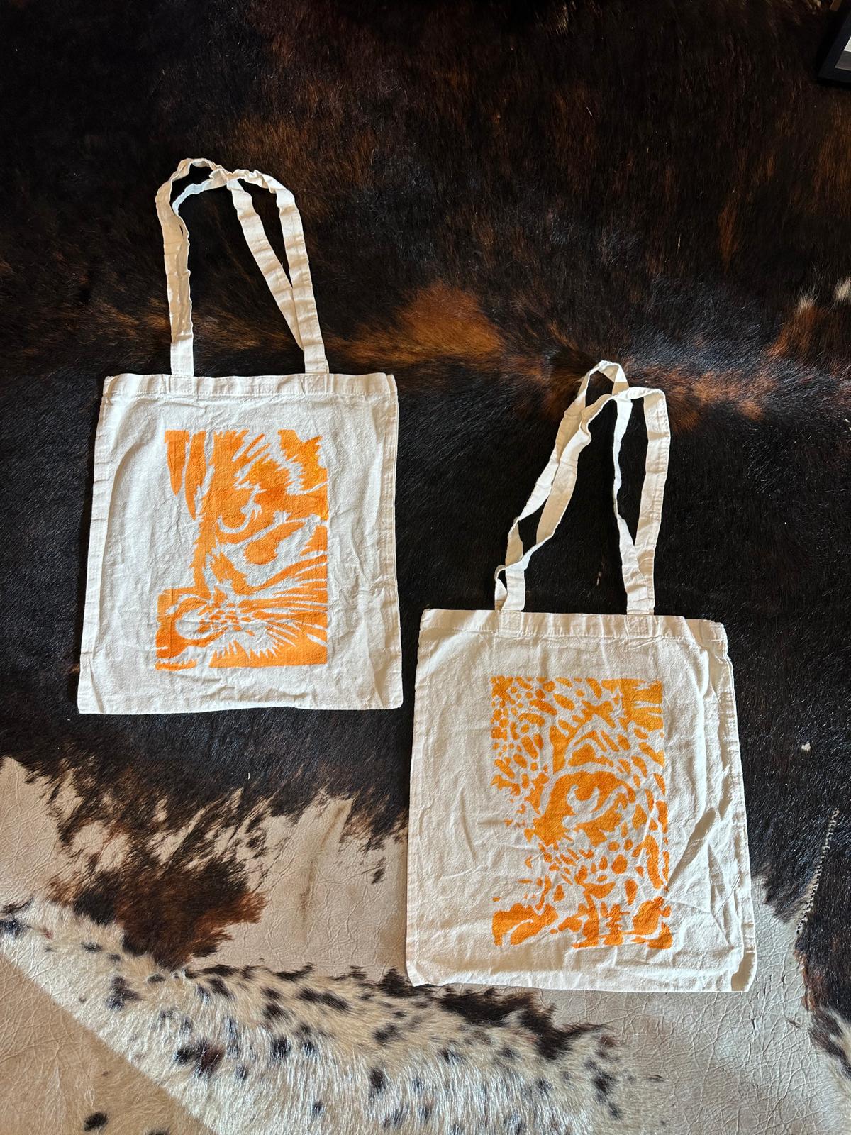 Workshop tas schilderen + hapje en een drankje