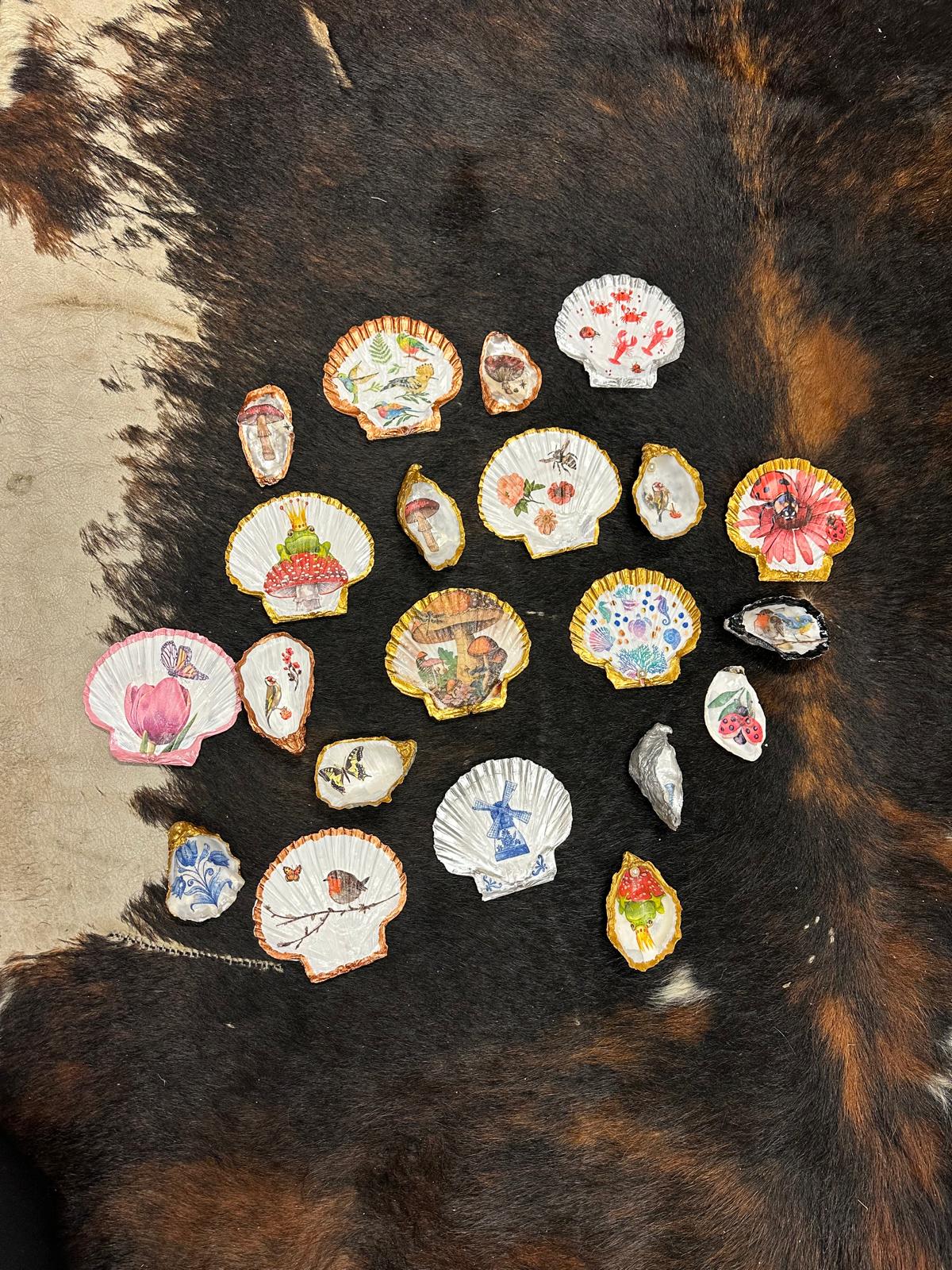 DIY - Oesters decoreren workshop thuis - 2 personen (20-delig)