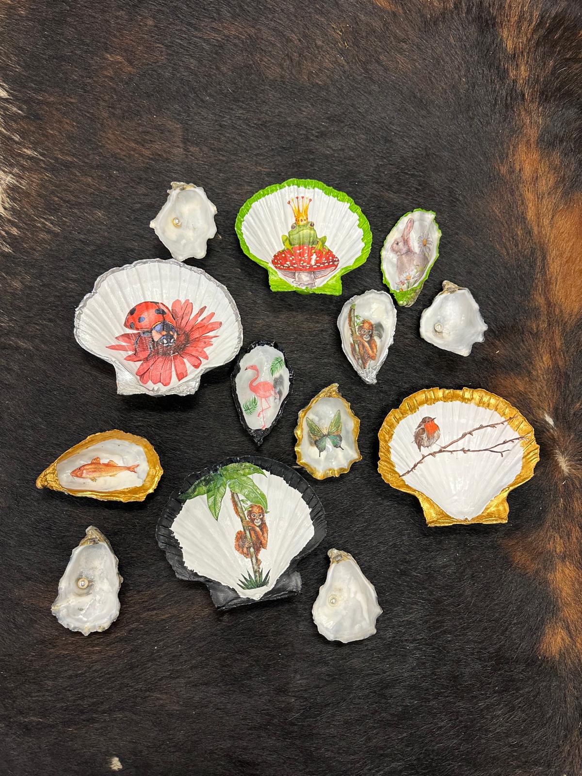 DIY - Oesters decoreren workshop thuis - 2 personen (20-delig)