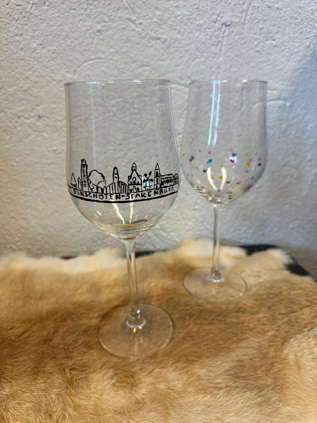 DIY - Wijnglazen schilder workshop thuis - 2 personen (20-delig)