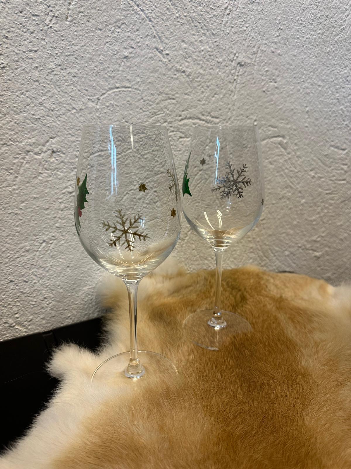 DIY - Wijnglazen schilder workshop thuis - 2 personen (20-delig)