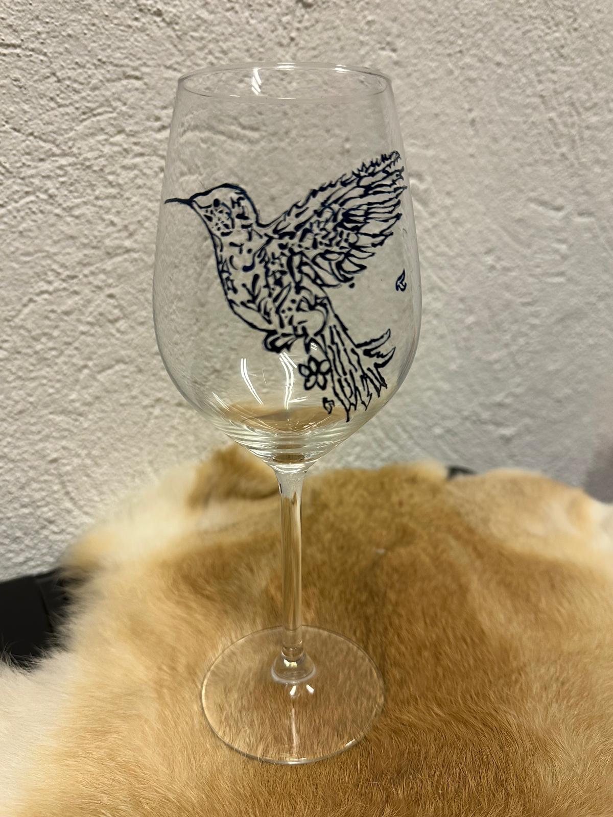 DIY - Wijnglazen schilder workshop thuis - 2 personen (20-delig)