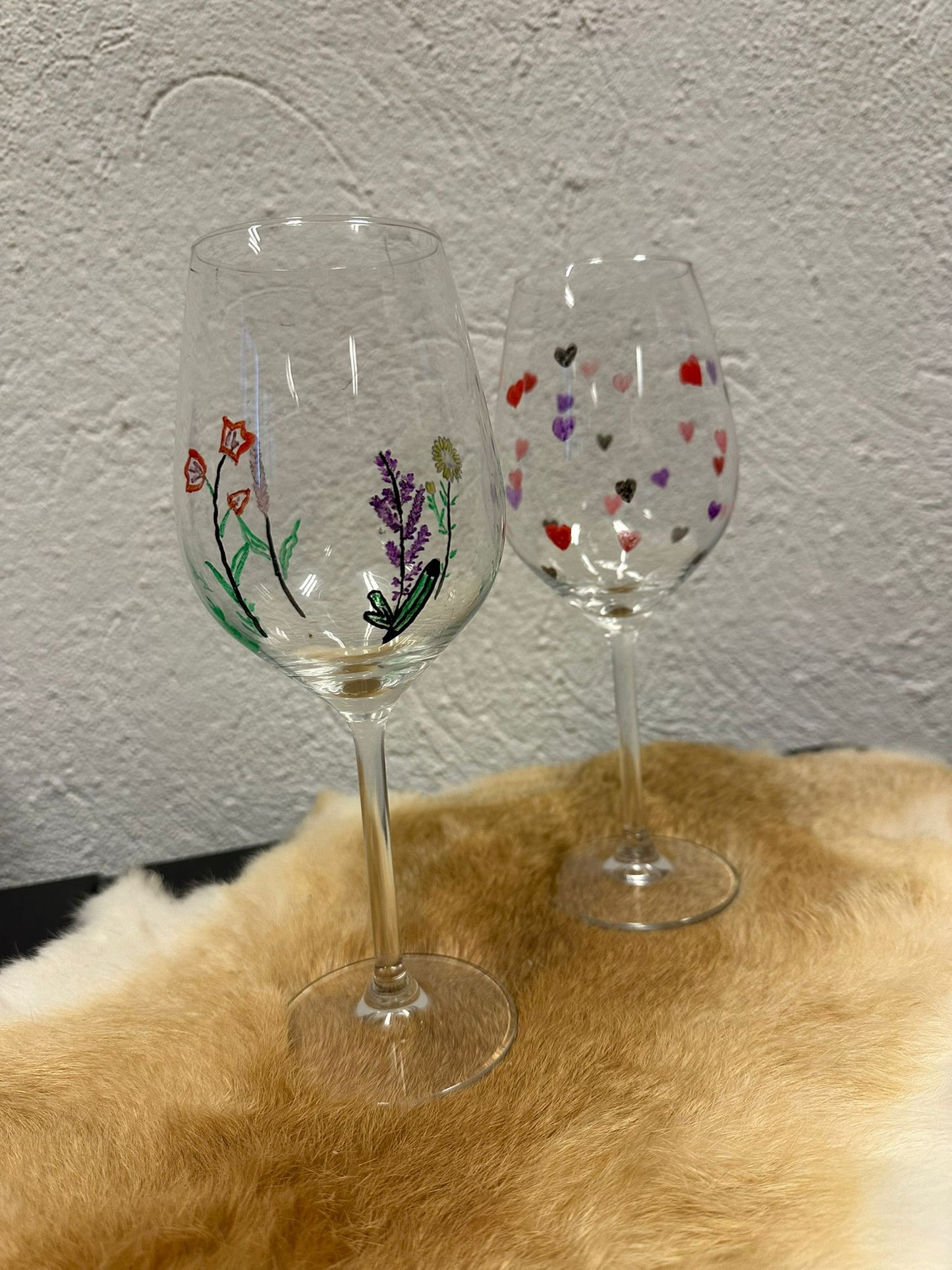 DIY - Wijnglazen schilder workshop thuis - 2 personen (20-delig)