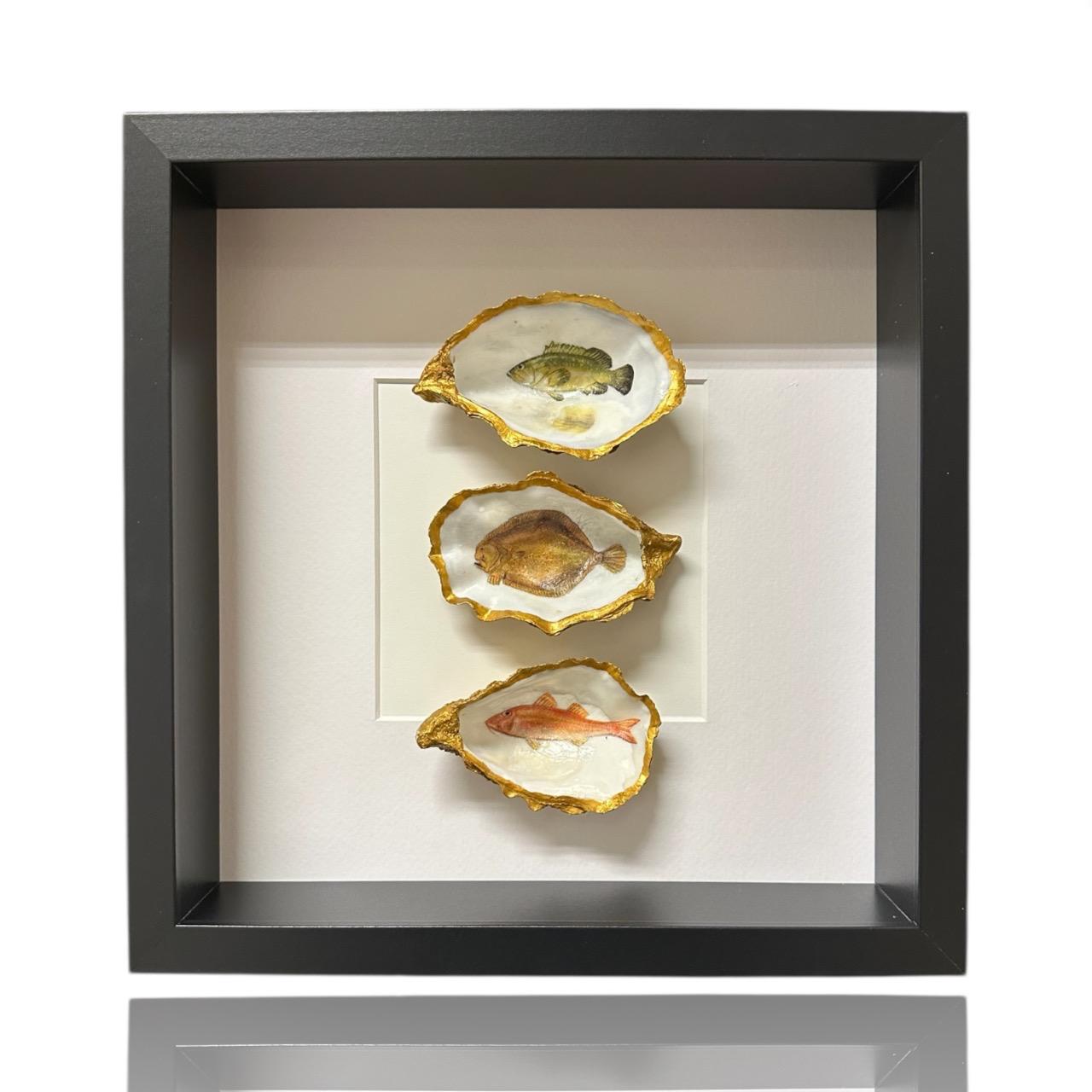 Diepe lijst zwart - voor oester of vlinder